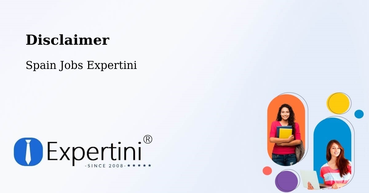 Disclaimer – Valencia - Spain Jobs Expertini